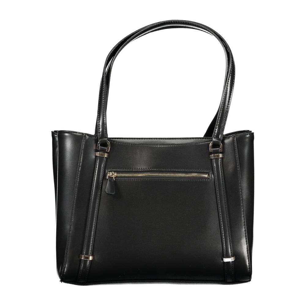 Black Polyethylene Handbag - GlamHub Luxury and Icon Brand Clothing