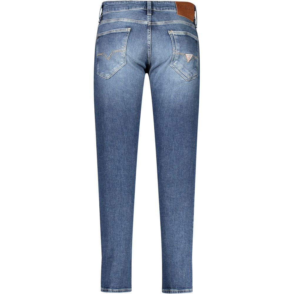 Blue Cotton Jeans & Pant - GlamHub Luxury and Icon Brand Clothing