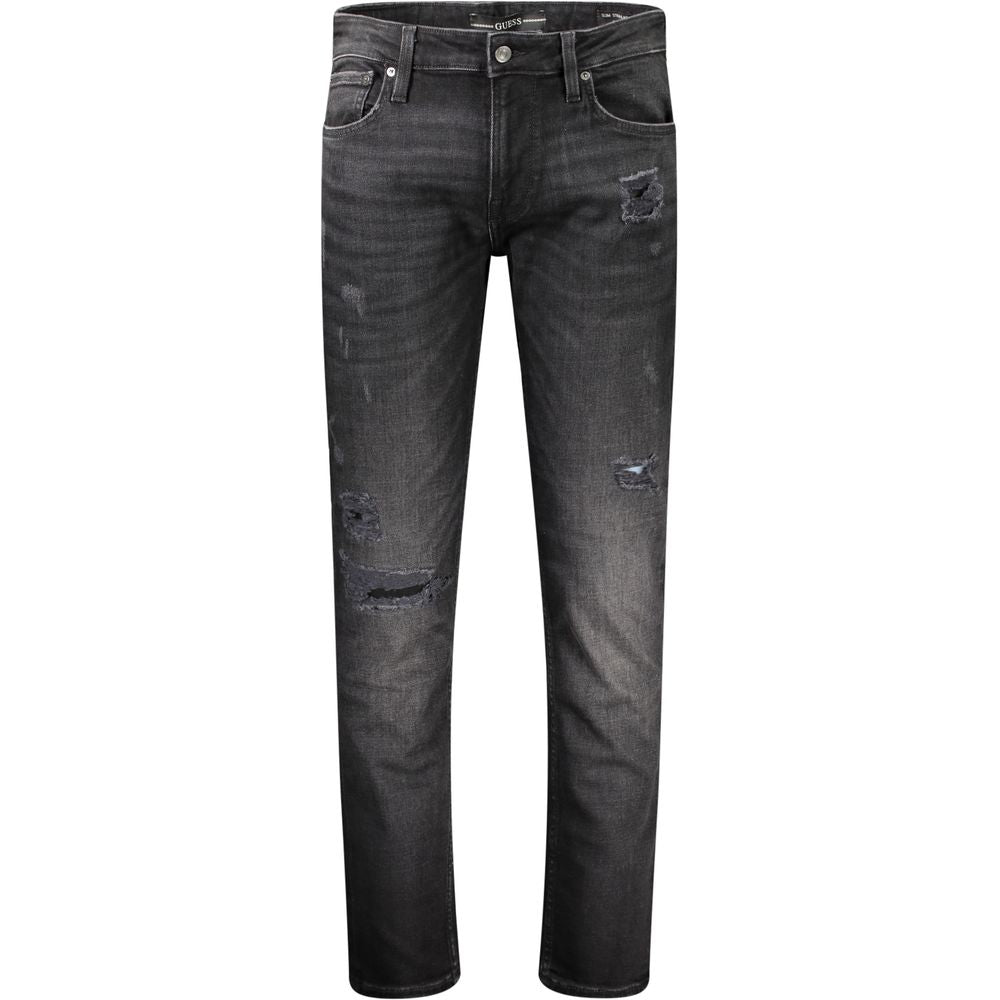 Black Cotton Jeans & Pant - GlamHub Luxury and Icon Brand Clothing