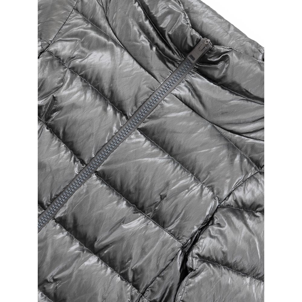 Silver Viscose Jackets & Coat - GlamHub Luxury and Icon Brand Clothing