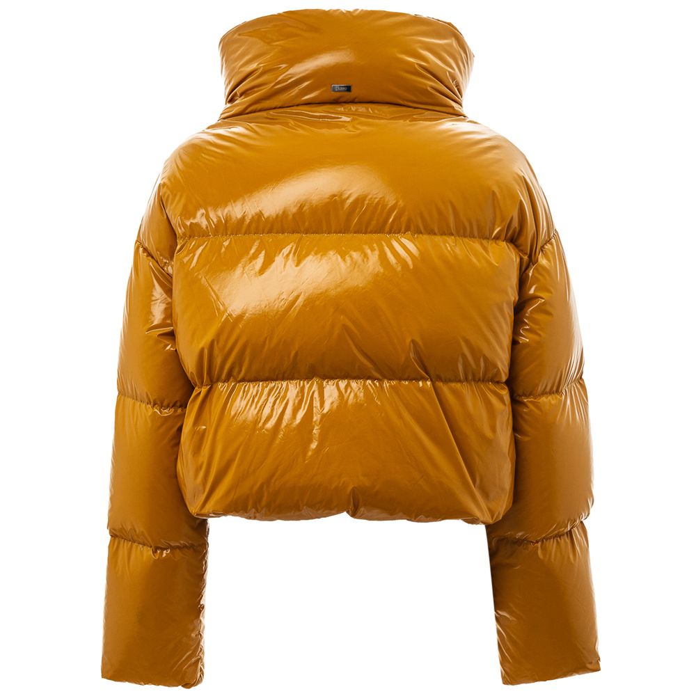 Yellow Polyamide Jackets & Coat - GlamHub Luxury and Icon Brand Clothing