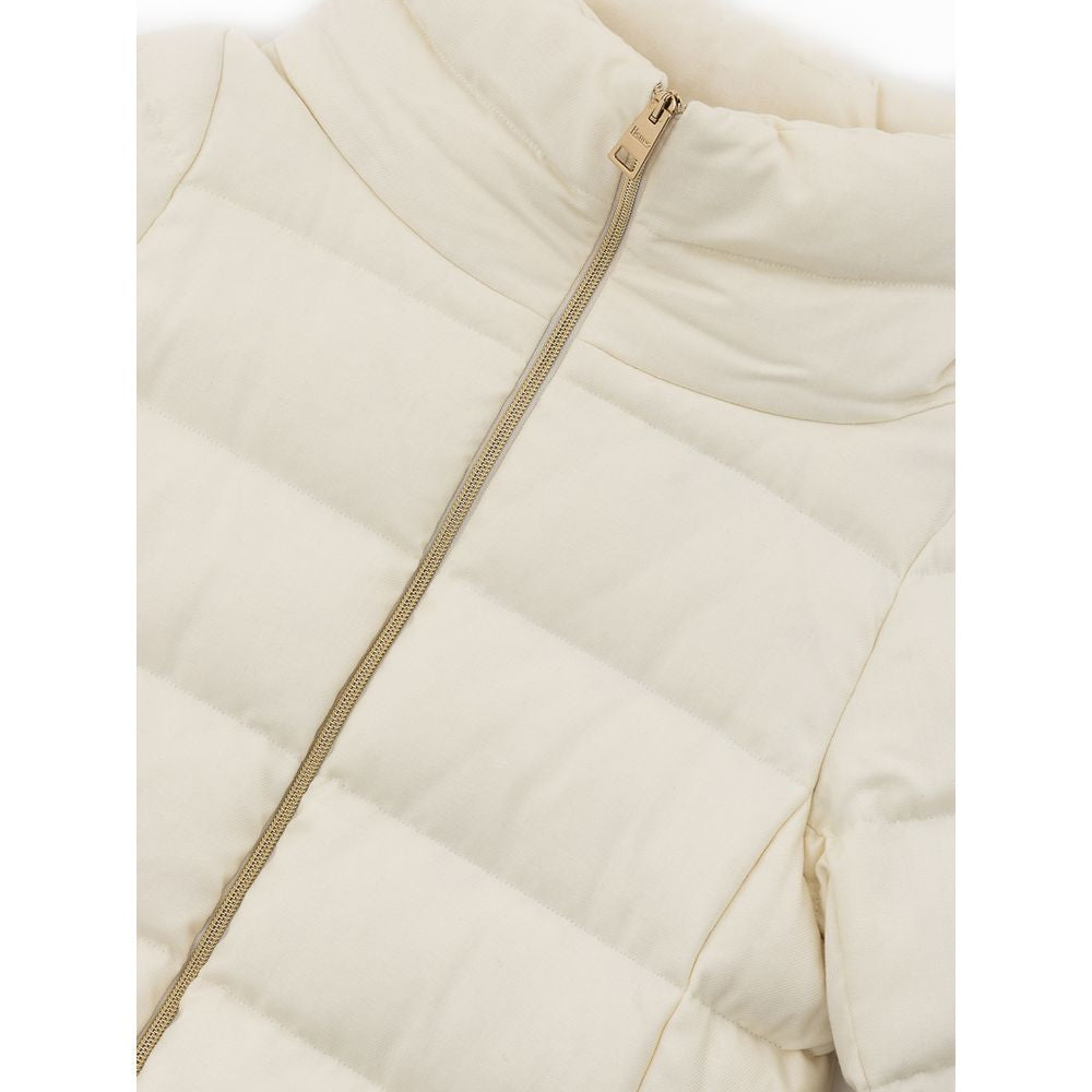 White Viscose Jackets & Coat - GlamHub Luxury and Icon Brand Clothing