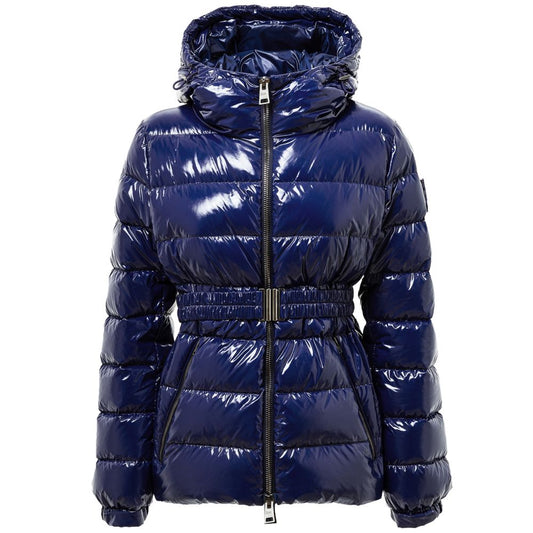 Blue Polyamide Jackets & Coat - GlamHub Luxury and Icon Brand Clothing