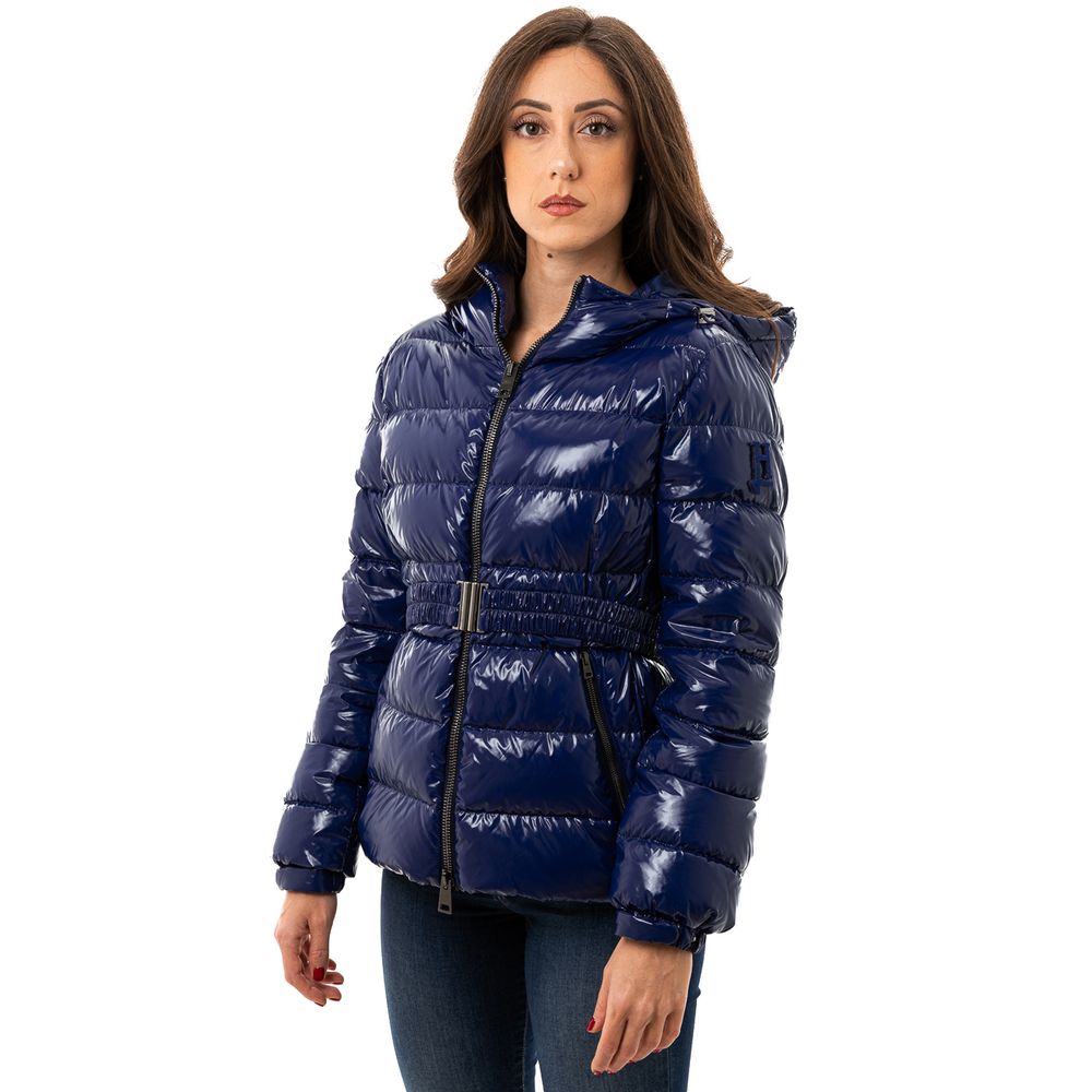 Blue Polyamide Jackets & Coat - GlamHub Luxury and Icon Brand Clothing