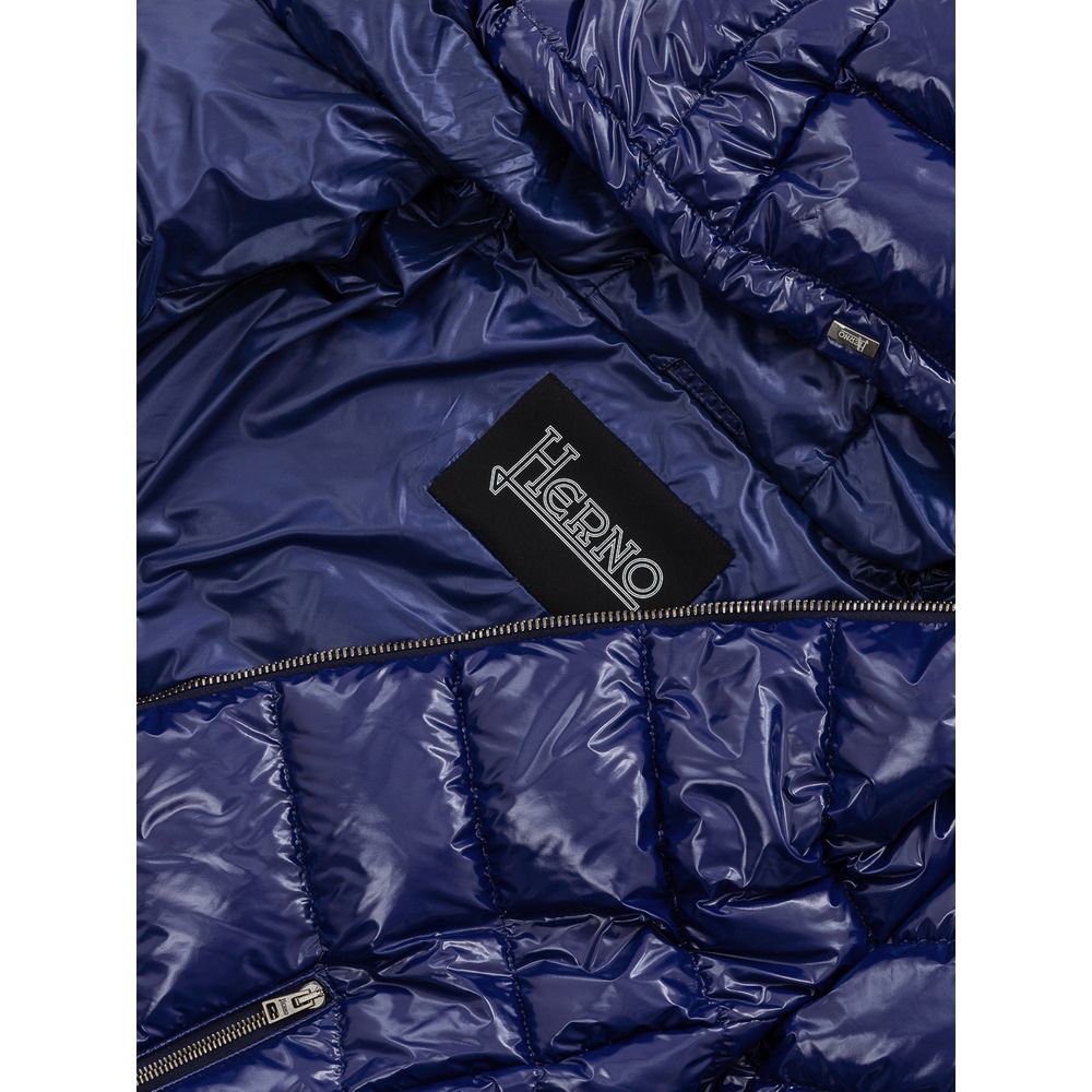 Blue Polyamide Jackets & Coat - GlamHub Luxury and Icon Brand Clothing