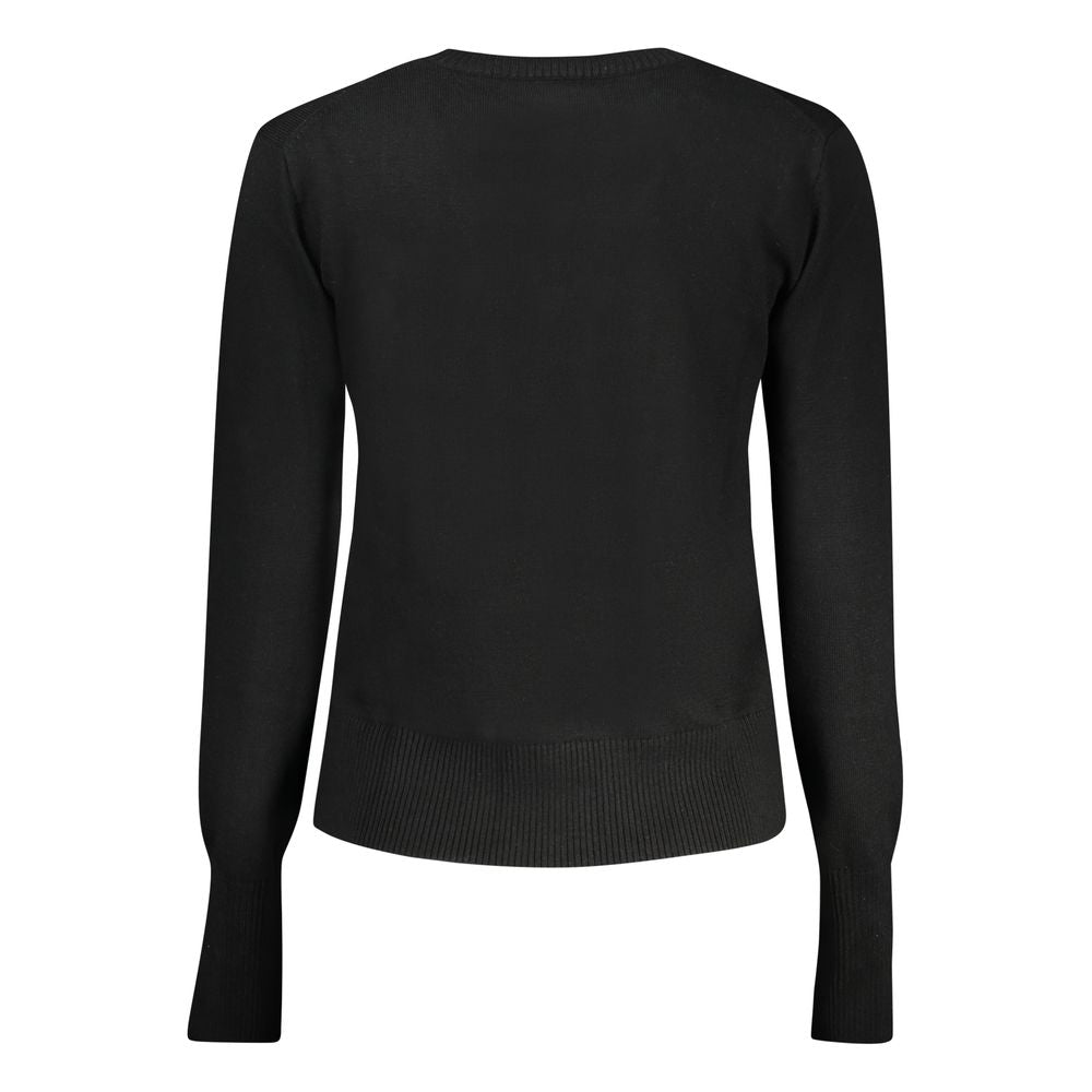 Black Polyester Sweater