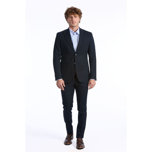 Blue Wool Suit