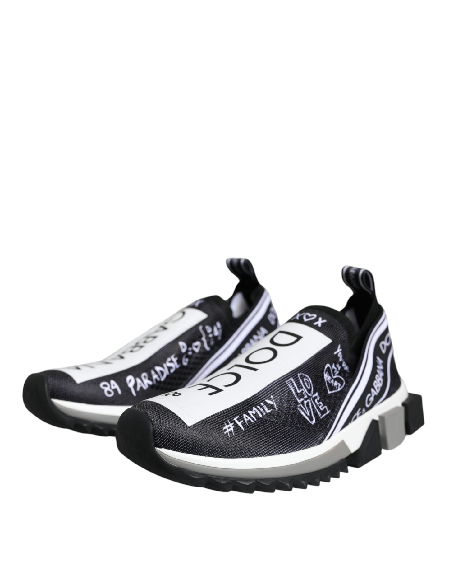 Black White Sorrento Low Top Sneakers Shoes