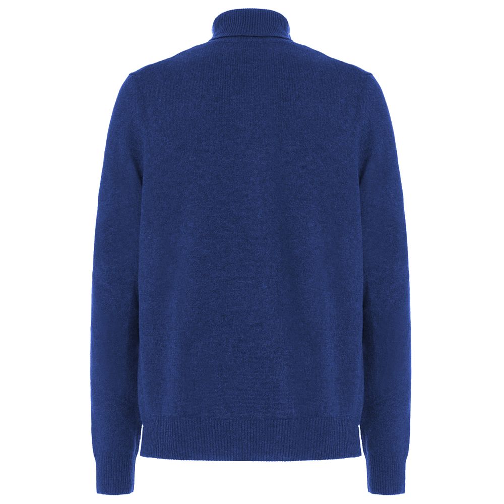 Malo Blue Wool Sweater