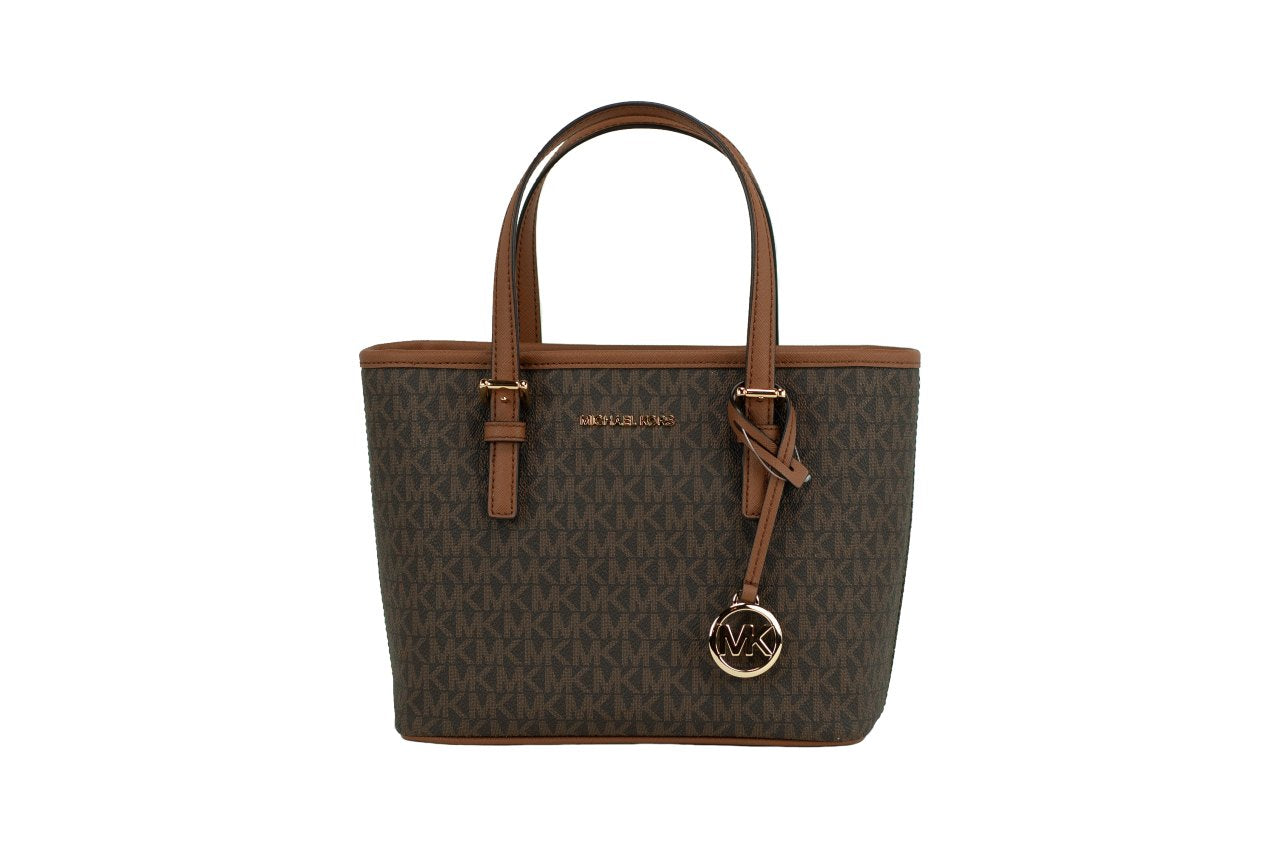 Jet Set Brown Signature XS Carryall Bag Purse