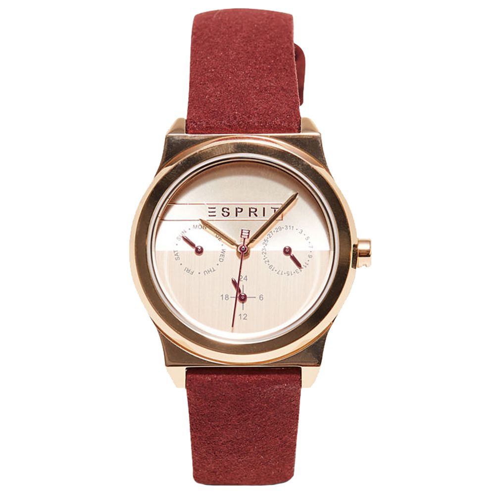 Red Leather Watch