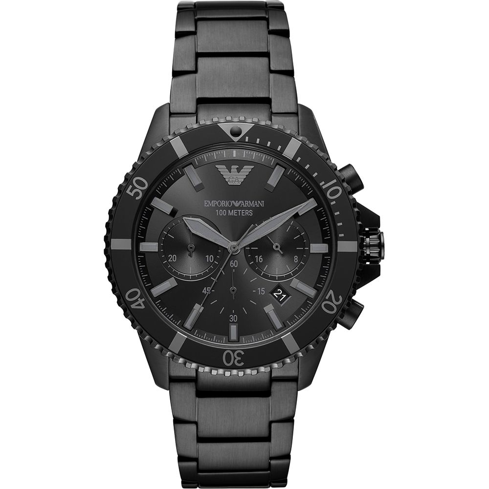 Black Stainless Steel Watch