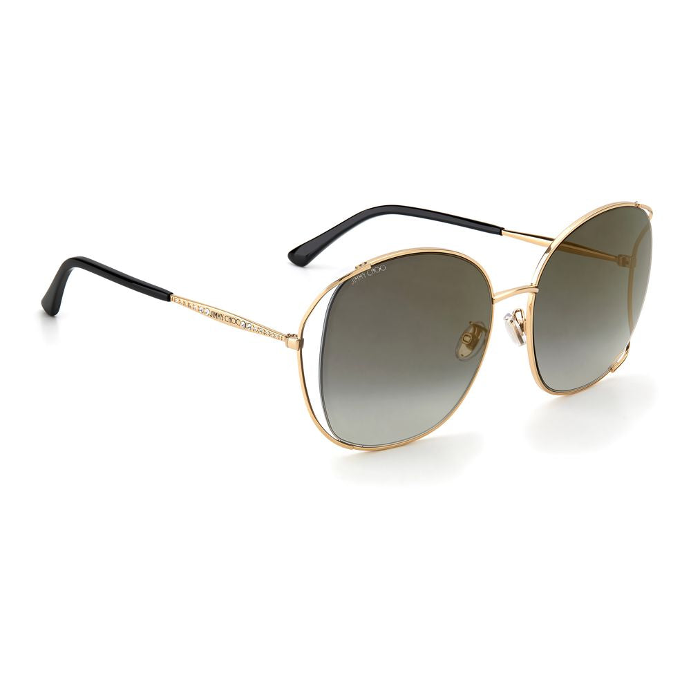 Rose Gold Metal Sunglasses