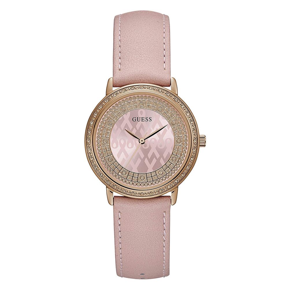 Pink Leather Watch