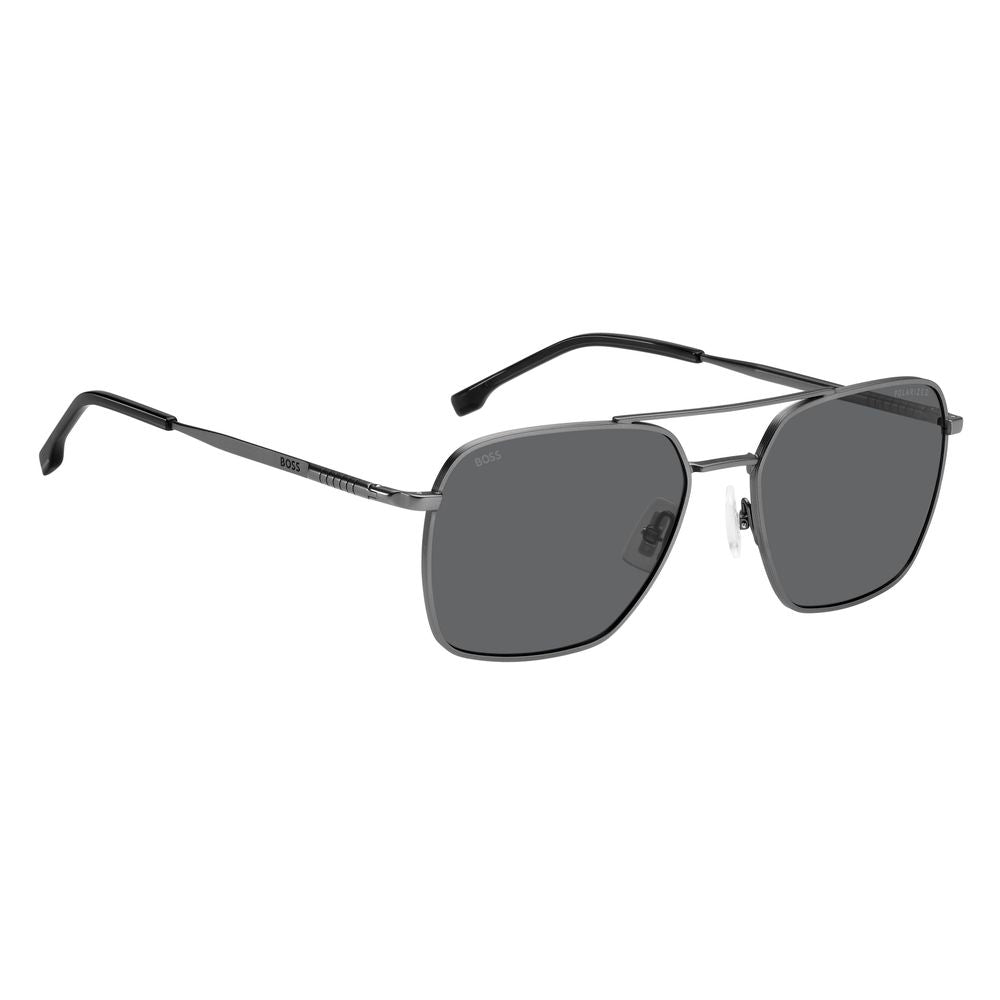 Gray Metal Sunglasses