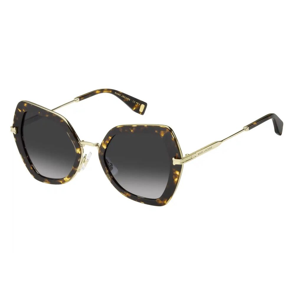 Brown Metal Sunglasses