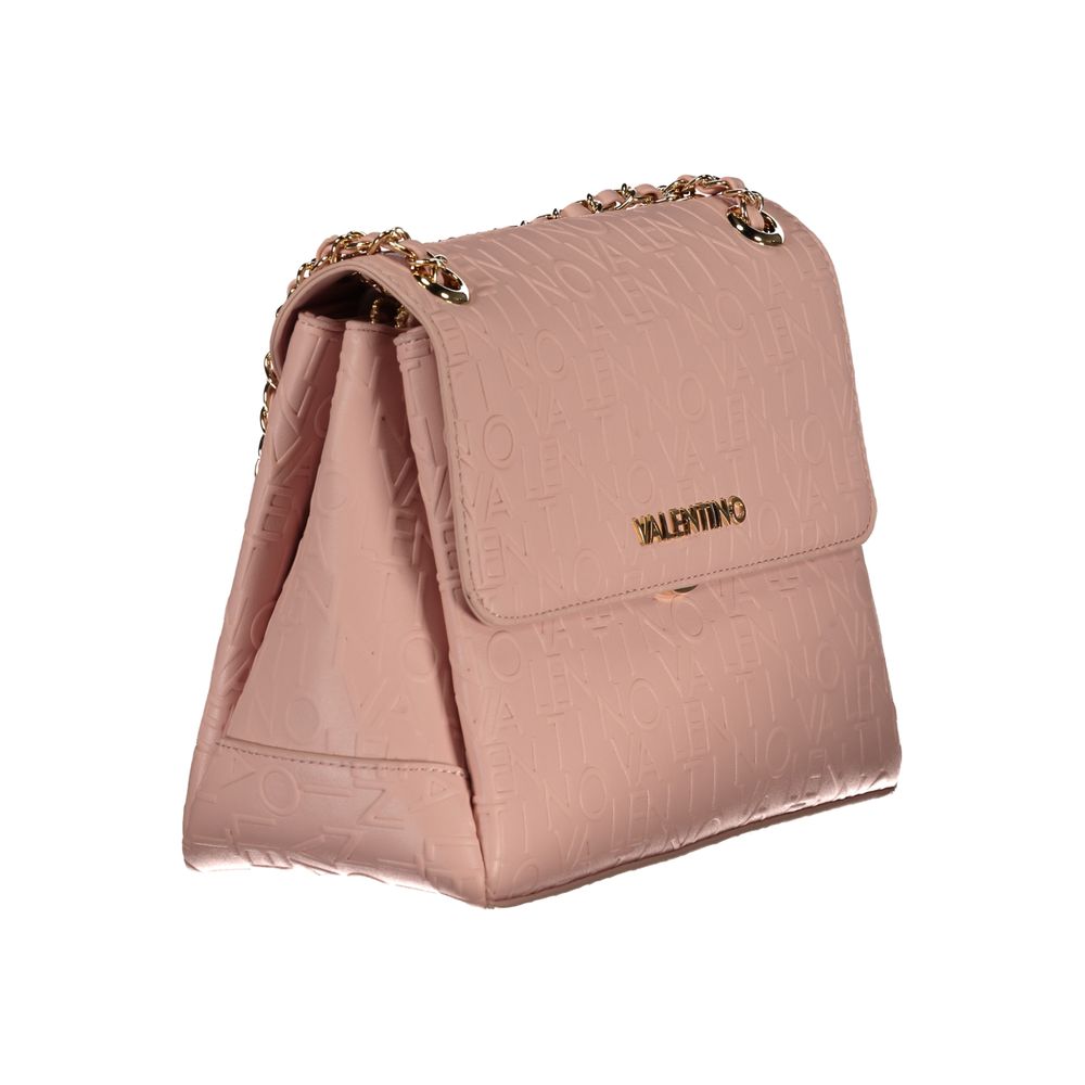 Pink Polyethylene Handbag