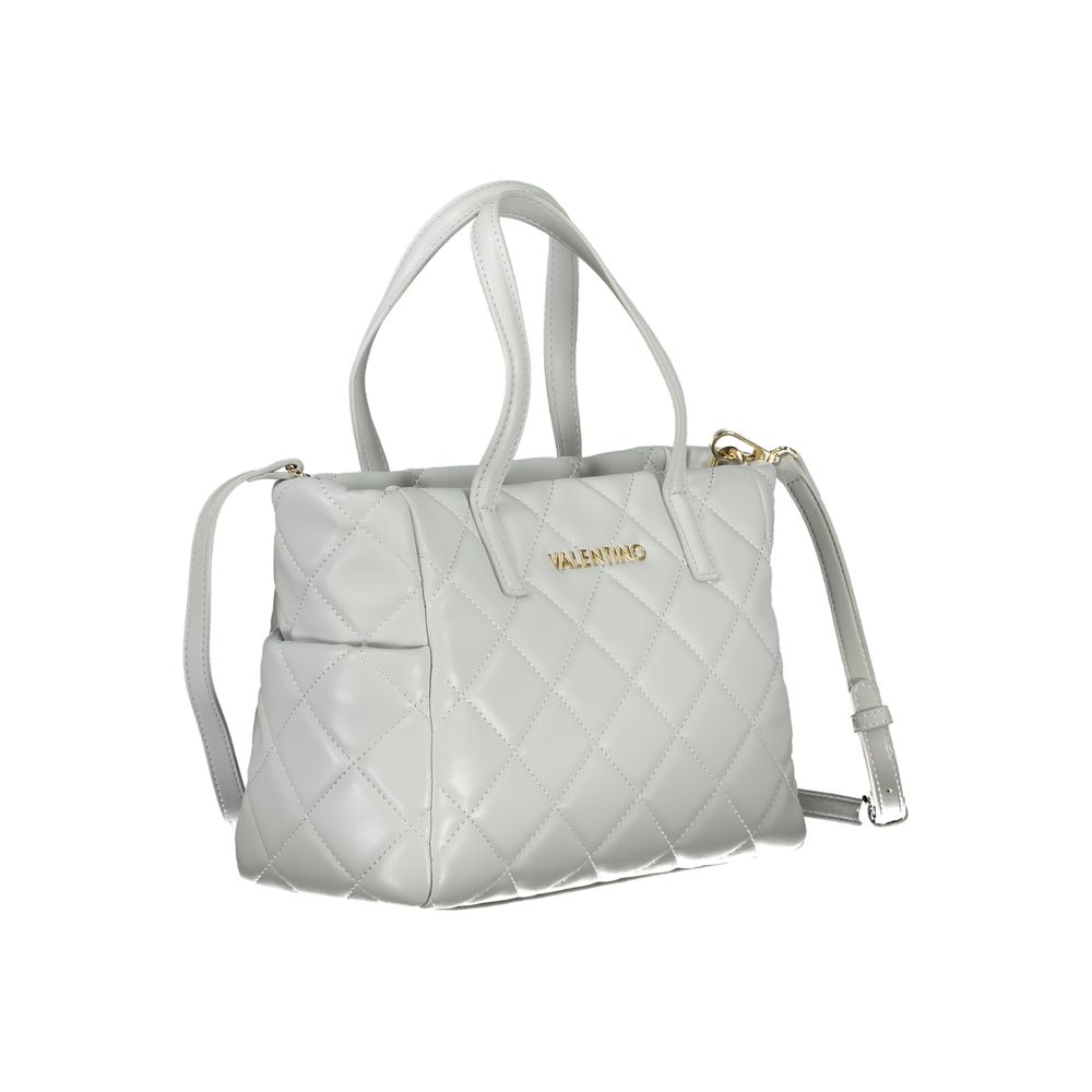 Gray Polyethylene Handbag