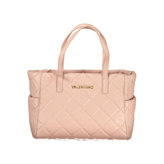 Pink Polyethylene Handbag