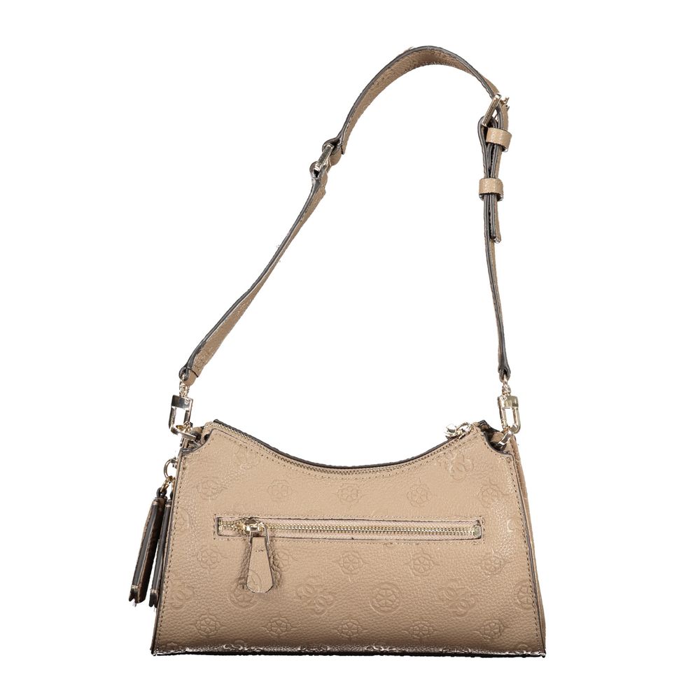 Beige Polyethylene Handbag