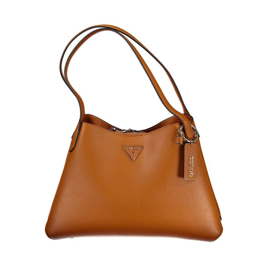 Brown Polyethylene Handbag