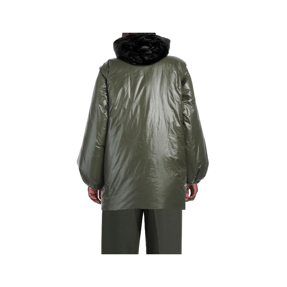 Green Nylon Jackets & Coat