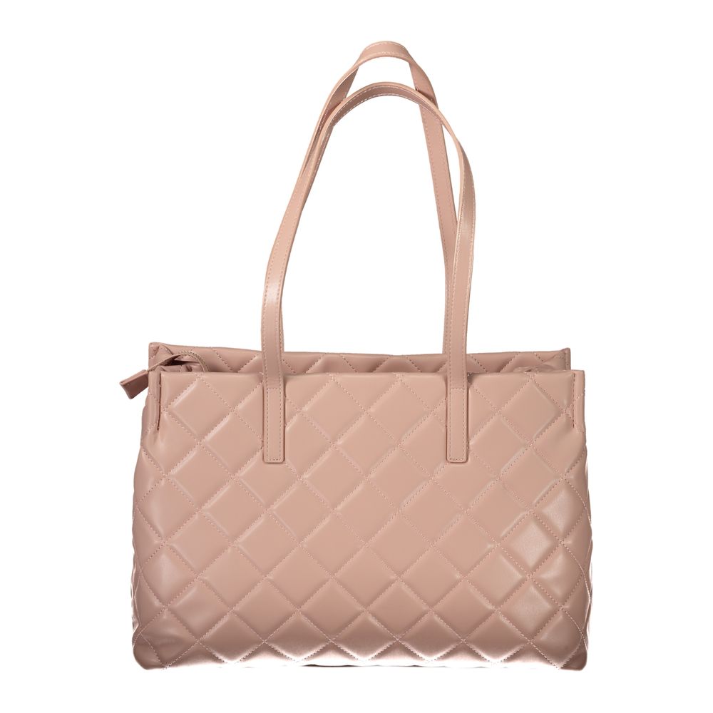 Pink Polyethylene Handbag