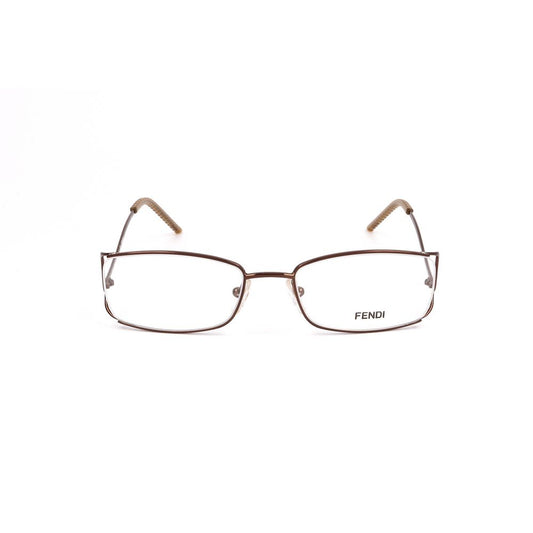 Fendi Brown Metal Frames