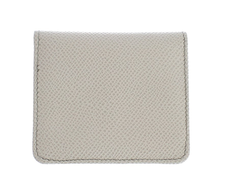 Sleek White Leather Condom Case Wallet - GlamHub Luxury and Icon Brand Clothing