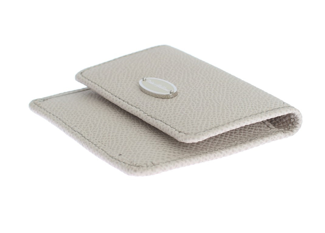 Sleek White Leather Condom Case Wallet - GlamHub Luxury and Icon Brand Clothing