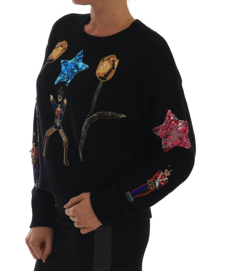 Enchanted Elegance Cashmere Sweater - GlamHub Luxury and Icon Brand Clothing