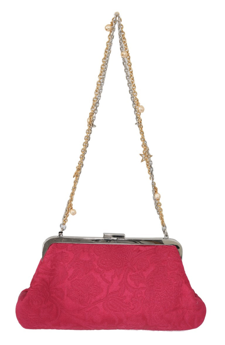 Elegant Evening Party Clutch in Pink - GlamHub Luxury and Icon Brand Clothing