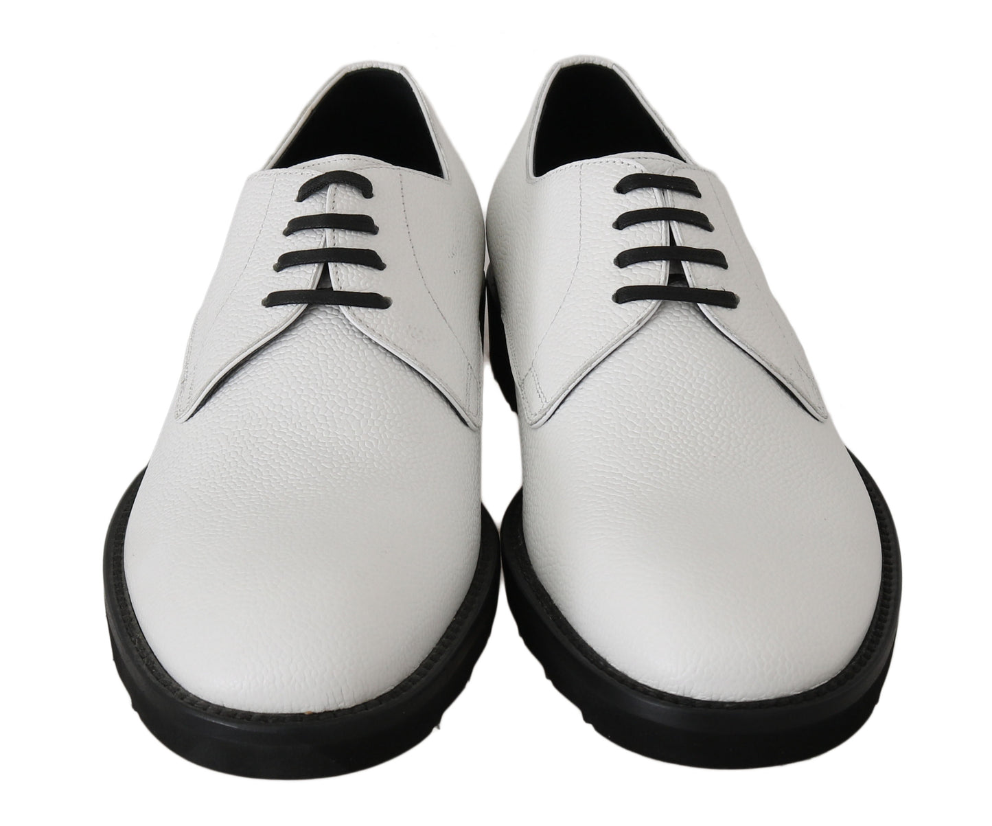 Elegant White Formal Leather Shoes - GlamHub Luxury and Icon Brand Clothing