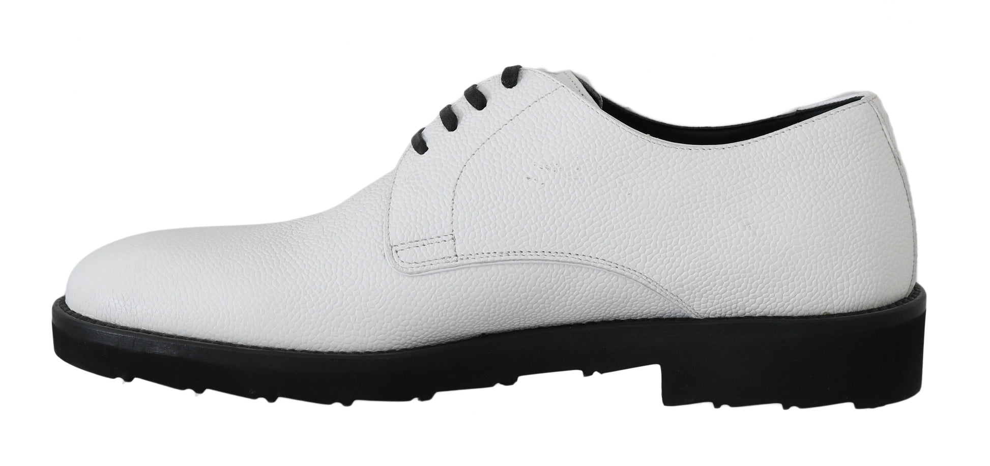 Elegant White Formal Leather Shoes - GlamHub Luxury and Icon Brand Clothing