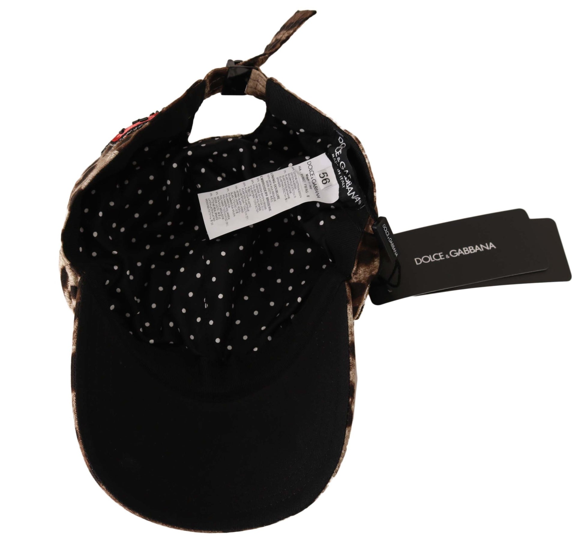 Elegant Sequined Leopard Baseball Cap - GlamHub Luxury and Icon Brand Clothing