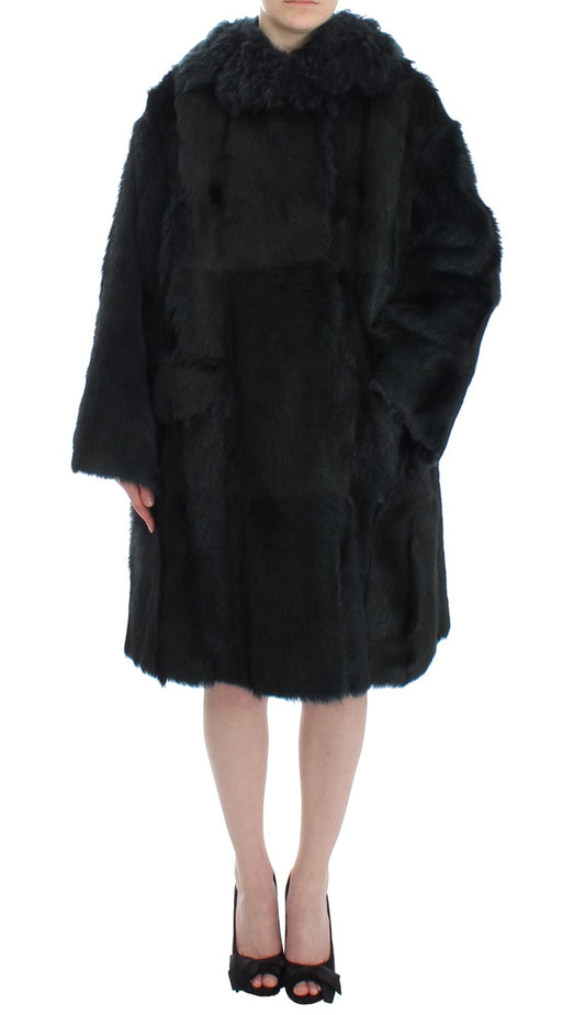 Exquisite Shearling Coat Jacket - GlamHub Luxury and Icon Brand Clothing