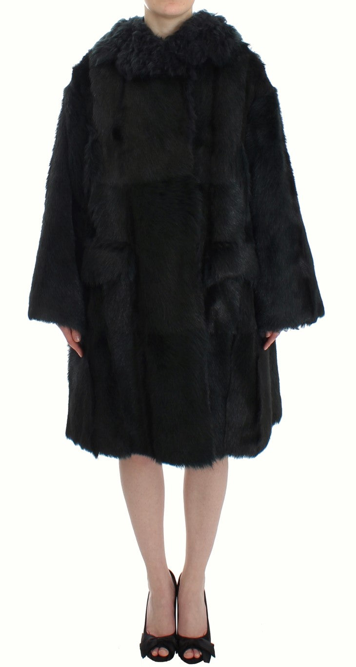 Exquisite Shearling Coat Jacket - GlamHub Luxury and Icon Brand Clothing