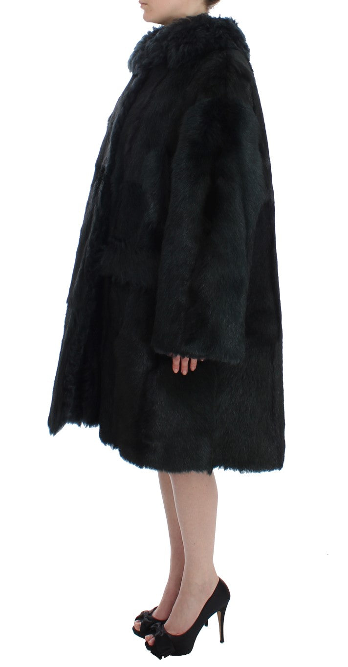 Exquisite Shearling Coat Jacket - GlamHub Luxury and Icon Brand Clothing