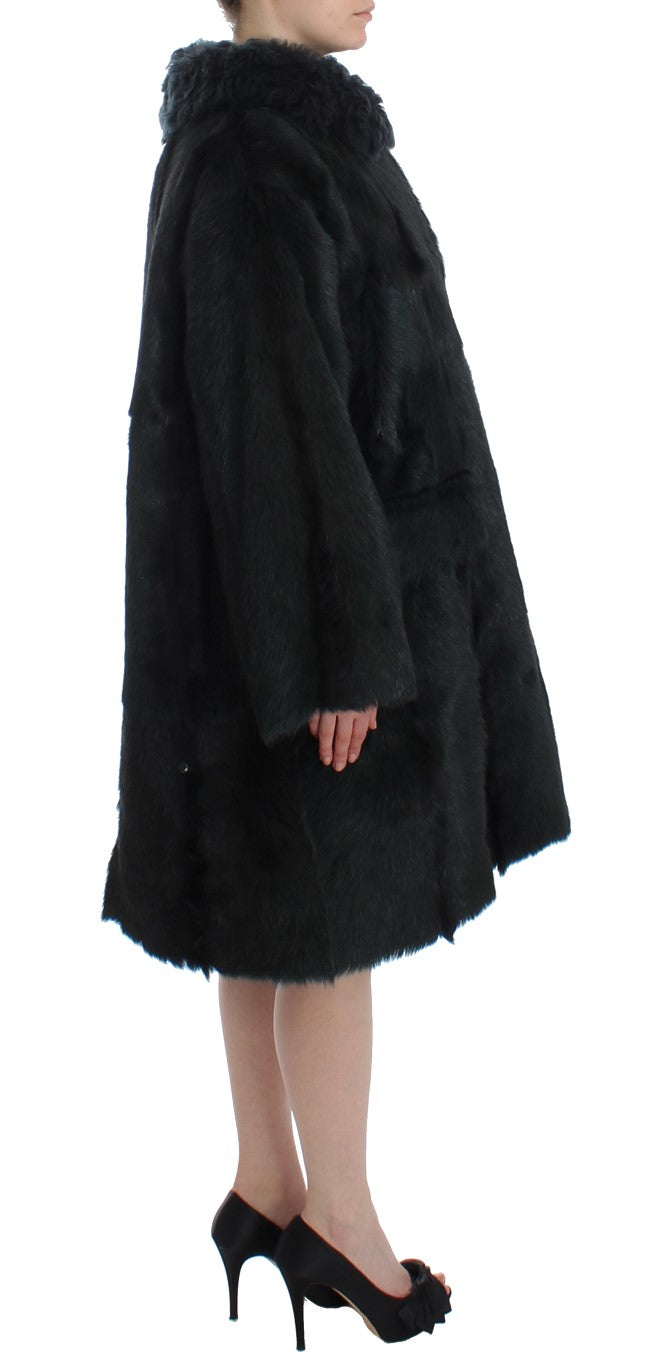 Exquisite Shearling Coat Jacket - GlamHub Luxury and Icon Brand Clothing