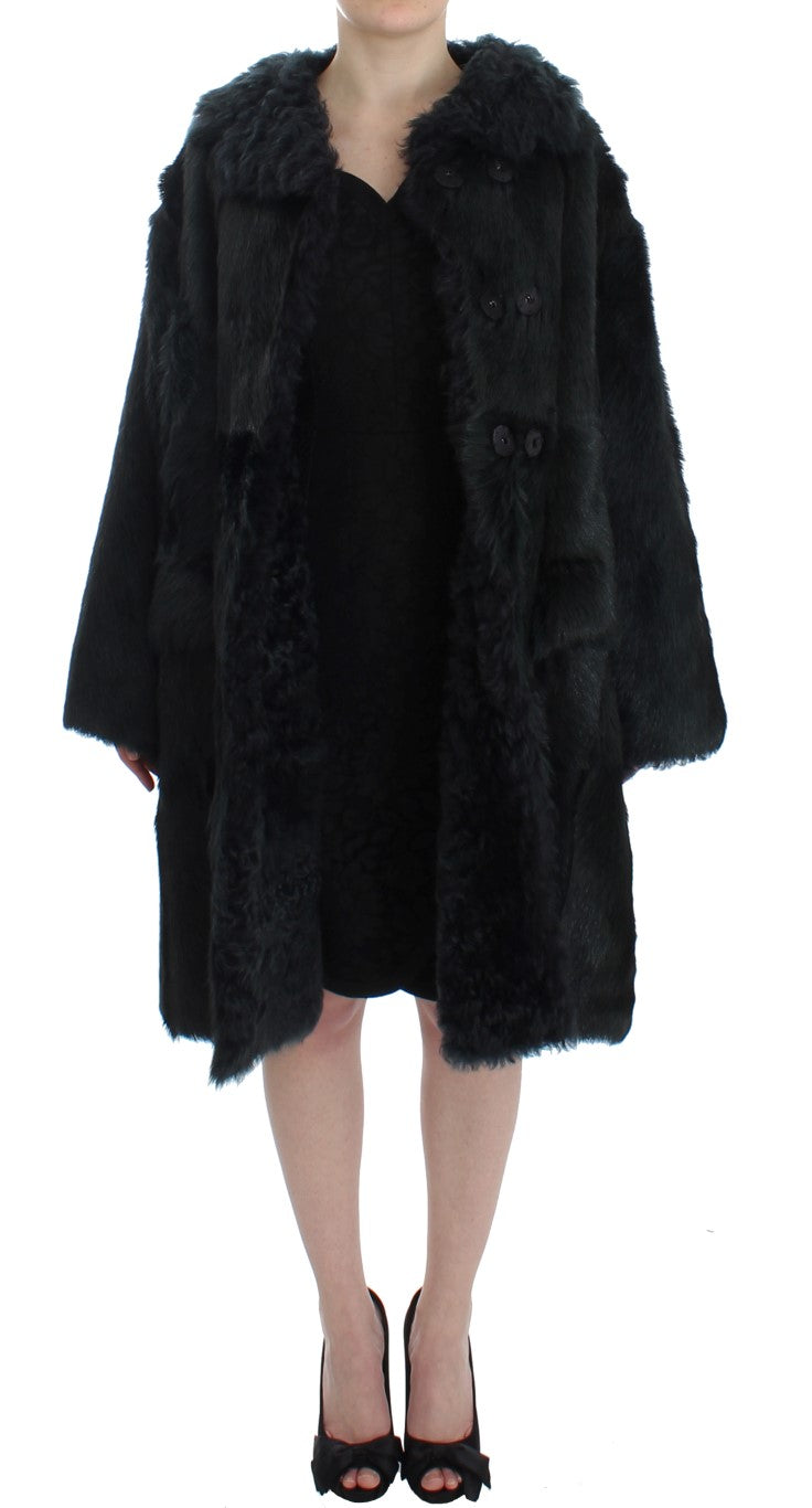 Exquisite Shearling Coat Jacket - GlamHub Luxury and Icon Brand Clothing