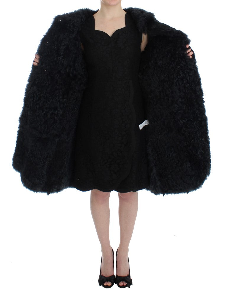 Exquisite Shearling Coat Jacket - GlamHub Luxury and Icon Brand Clothing