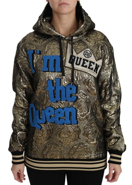 Im The Queen Multicolor Hoodie Sweatshirt - GlamHub Luxury and Icon Brand Clothing