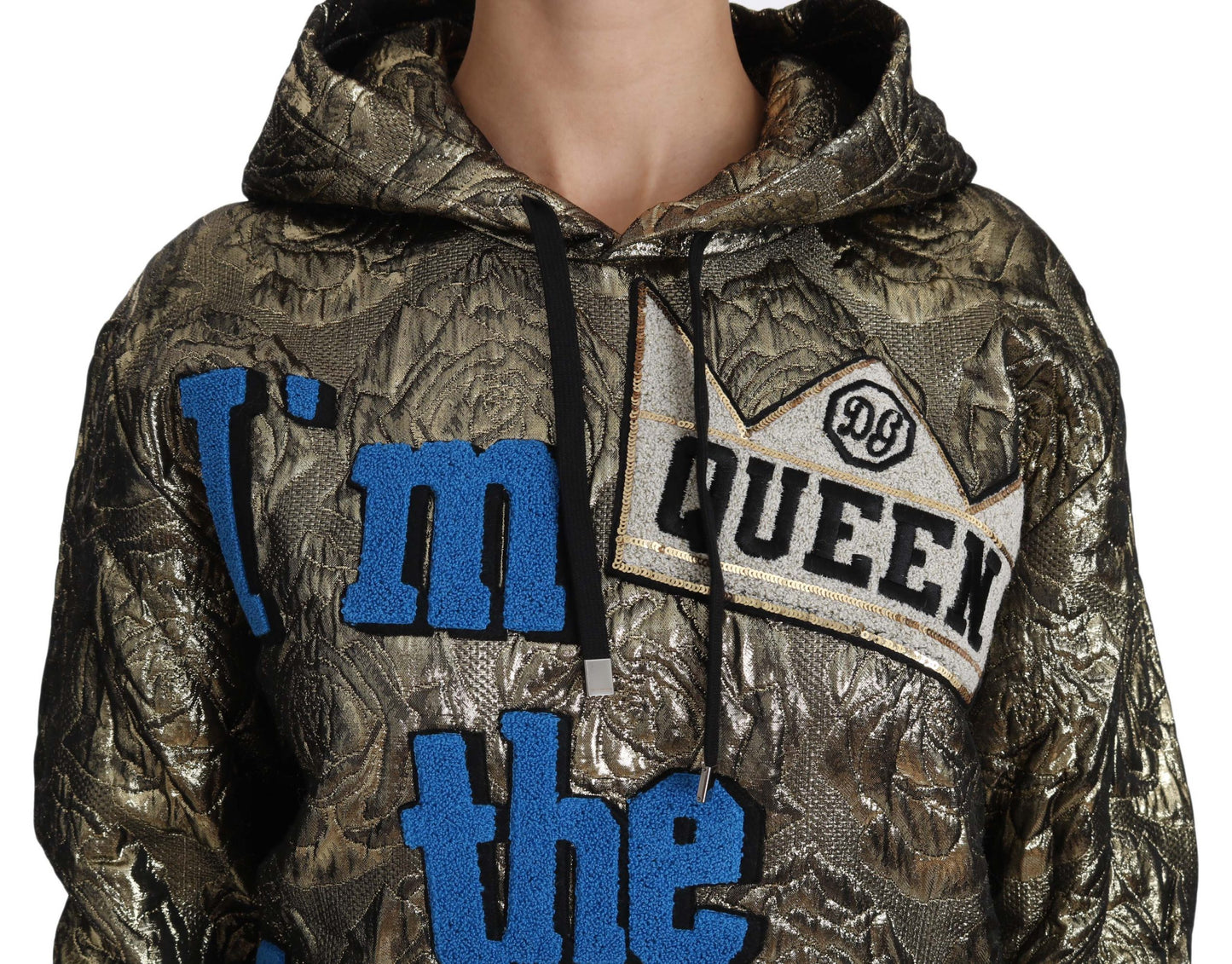 Im The Queen Multicolor Hoodie Sweatshirt - GlamHub Luxury and Icon Brand Clothing