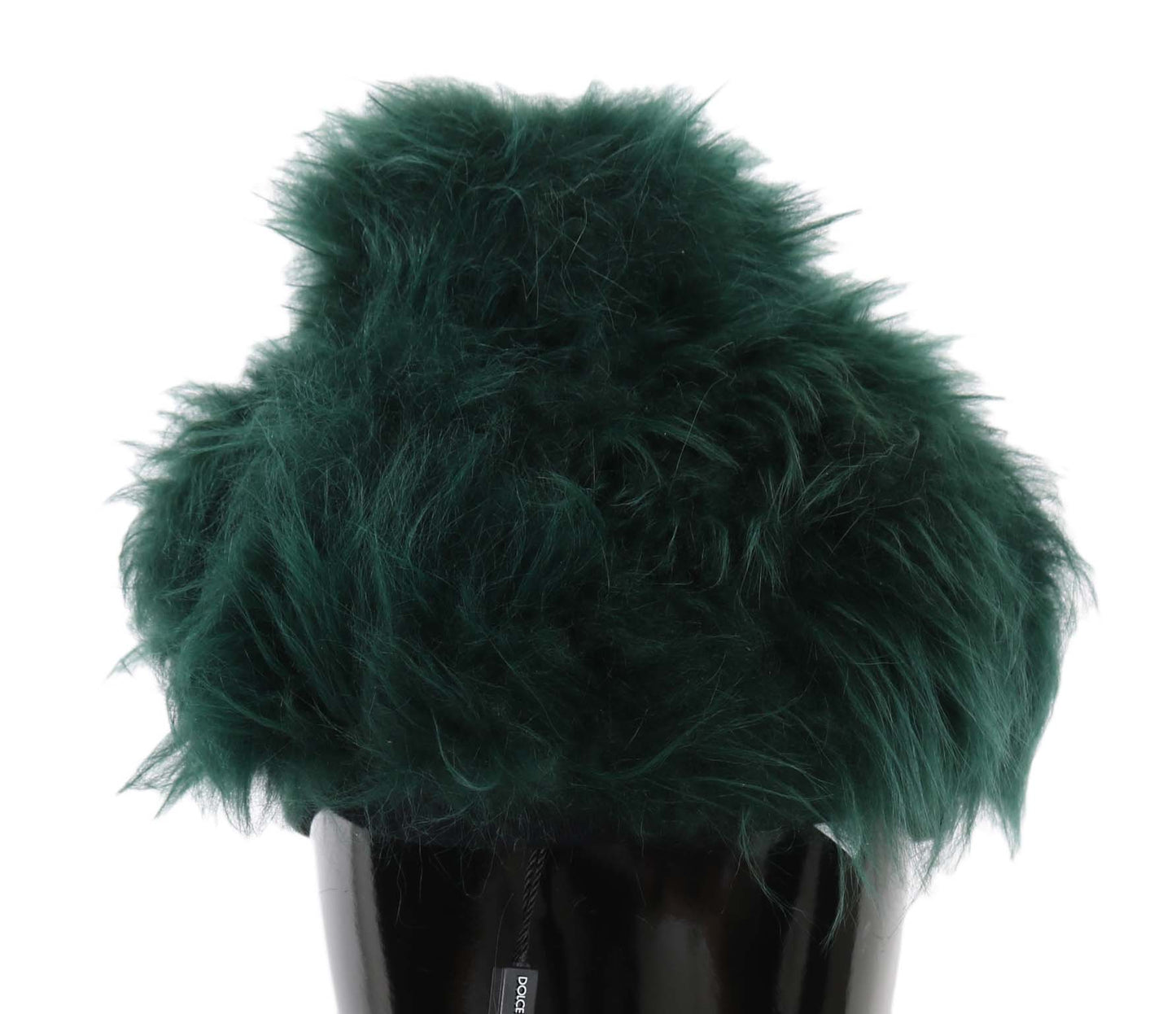 Elegant Emerald Cashmere Cloche Cap - GlamHub Luxury and Icon Brand Clothing