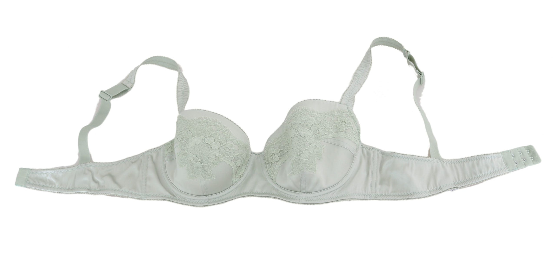 Elegant Floral Lace Silk Bra - GlamHub Luxury and Icon Brand Clothing