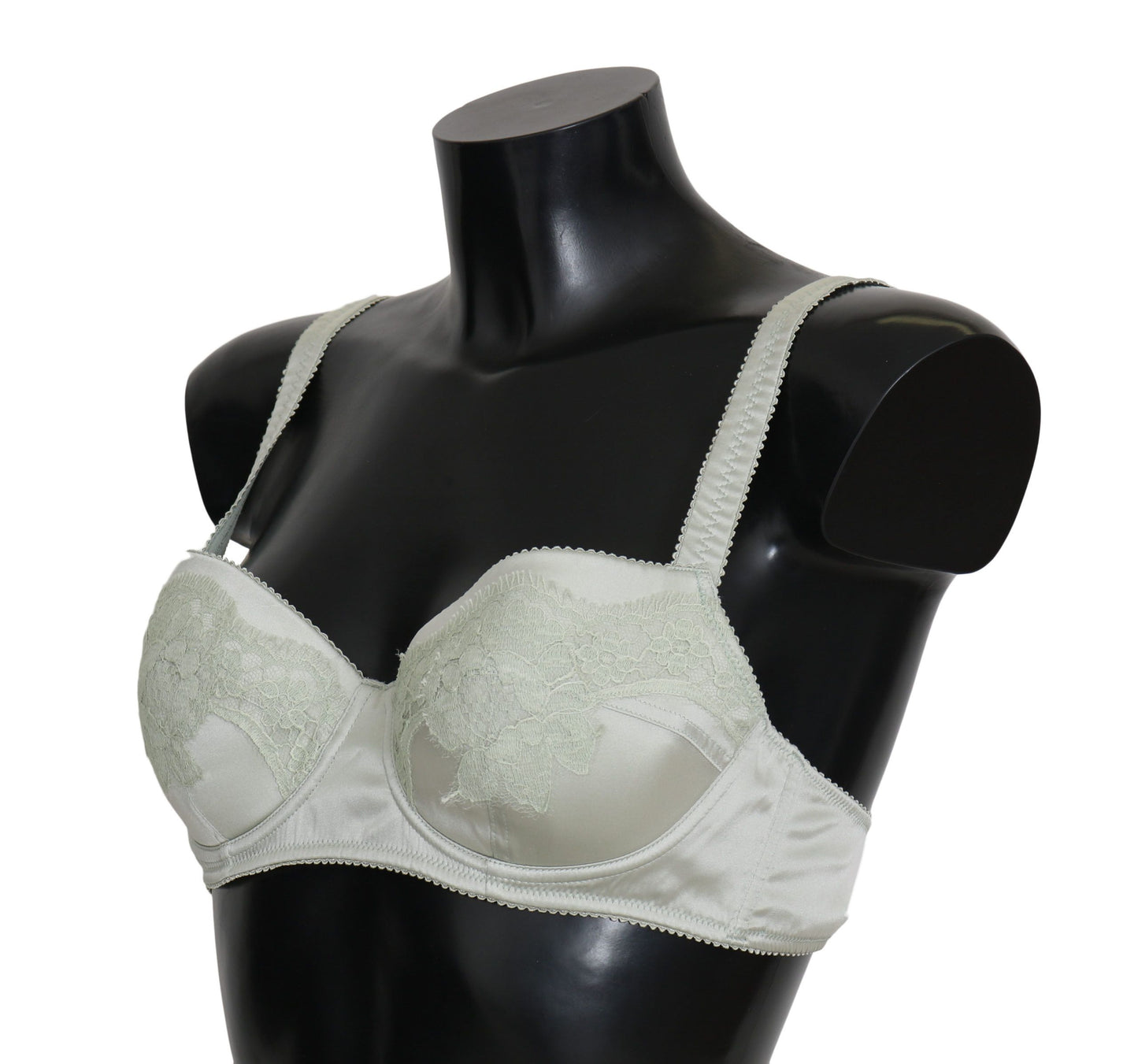 Elegant Floral Lace Silk Bra - GlamHub Luxury and Icon Brand Clothing