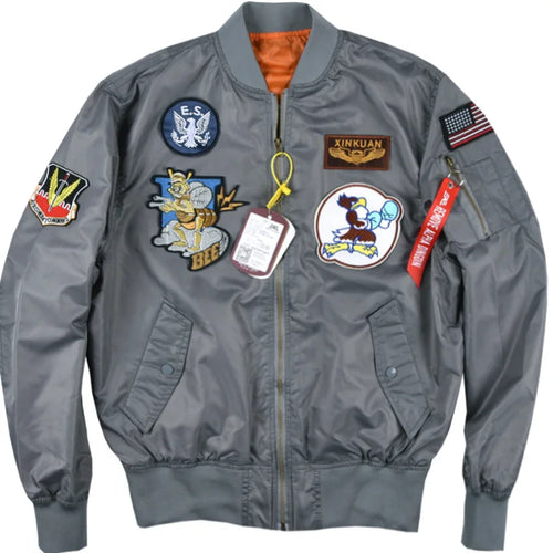 New Alpha Martin Winter Flight Bomber Pilot Jacket Men Military