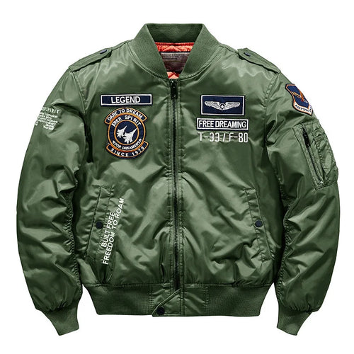 Winter Hip Hop Thick Warm Jacket Men High Quality Military Motorcycle