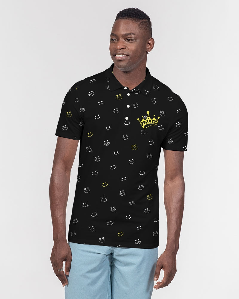 2882Sport™ Fit My Mood: Winky Face Men's Slim Fit Short Sleeve Polo